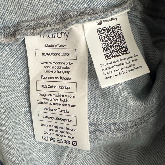 Triarchy - Stirrup Seamed Denim Jacket in Light Denim - Picture 7 of 12